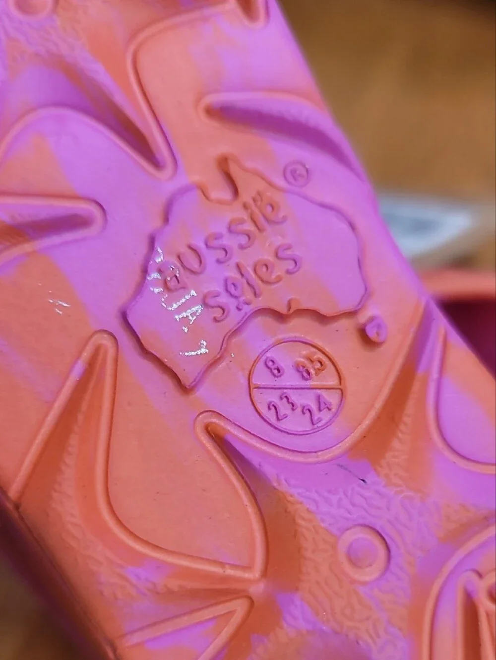 Kids Orange & Pink Tie-Dye Sandal Flip Flops